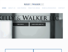 Tablet Screenshot of kellywalkerlaw.com